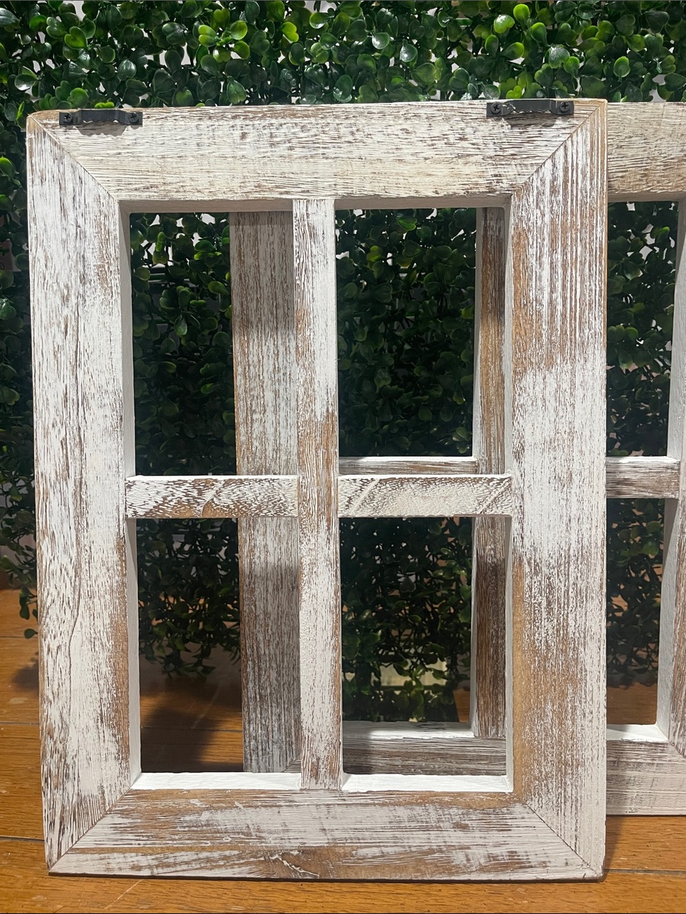 Source Unknown Whitewashed Rustic Window Frame Set - Picture 4 of 4
